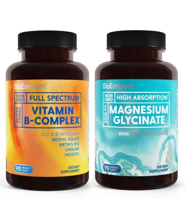 BioEmblem Magnesium Glycinate with Zinc and Vitamin B-Complex