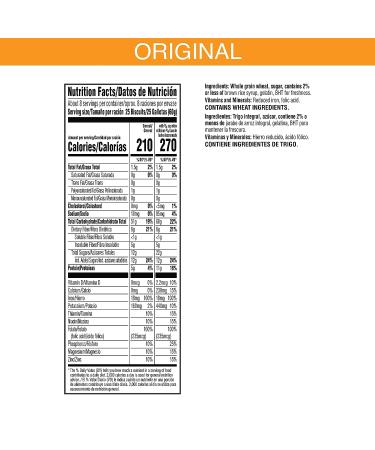 Kellogg's Frosted Mini-Wheats 18oz High-Fiber Whole Grain Cereal | Original Flavor | 1 Box - Buy Online on GoSupps.com