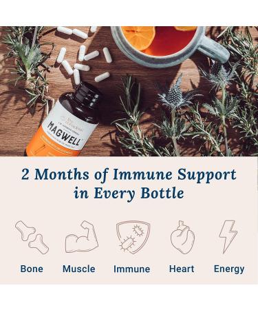 Live Conscious OmegaWell Fish Oil & MagWell: Bone & Heart Health Immune System Support + Vitamin D3, Magnesium, Zinc for Heart, Brain & Joint Health - Buy Online on GoSupps.com