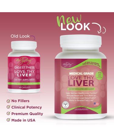 Dr. Liz Cruz Love Thy Liver - Liver Cleanse Detox & Repair Liver Supplements with Enzymes Herbs & Nutritive Ingredients Liver Health Supplement in Veggie Capsules 60 Counts - Buy Online on GoSupps.com