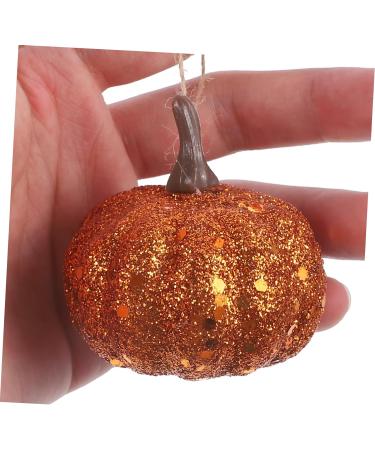 DECHOUS 10pcs Foam Pumpkin Fall Harvest Fake Pumpkins Mini Pumpkins Thanksgiving Party Supplies Faux Pumpkin Craft Decor Halloween Ornament Artificial Little Pumpkin Orange 5CM - Buy Online on GoSupps.com
