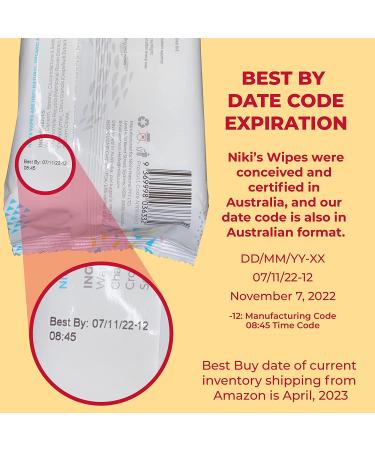 Niki's Organic Baby Wipes Sensitive with Manuka Honey & Coconut Oil | EWG Verified | Unscented | 248 Wipes (4x62 Count) Pack - Buy Online on GoSupps.com