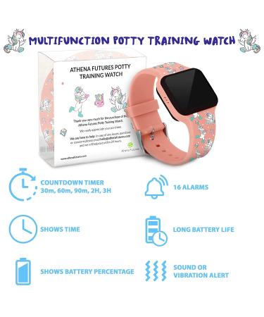 Potty Training Toilet Timer Watch for Girls & Boys | Fun Lights, Music, & Alarm | Water Resistant & Rechargeable | Smart Sensor | Amazing Kids Peach Timer - Buy Online on GoSupps.com