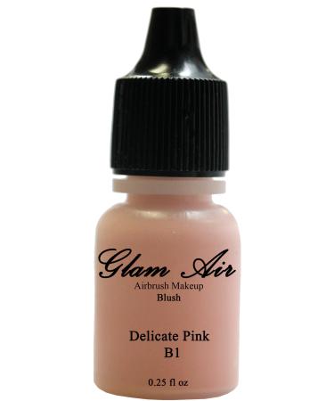 Glam Air Airbrush Blush Makeup for All Skin Types 0.25 Oz Bottle(choose Your Colors for the Menu) (DELICATE PINK B1)
