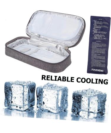 Insulin Cooler Box Insulin Cooler Bag Insulin Cooler Pack Insulin Storage Portable Cooler Insulin with Case Ice Bag(2 pcs) - Buy Online on GoSupps.com