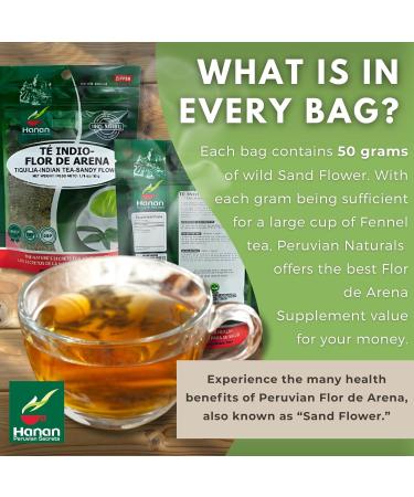 Hanan Peruvian Secrets Flor de Arena - 100% Natural Tiquilia Paronychioides 1.76oz / 50g - Natural Cleanser & Detoxifier Aid Promotes Good Digestion - Buy Online on GoSupps.com