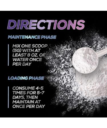 Pure Creatine Powder 5000mg - Unflavored Micronized Creatine Monohydrate | Keto & Vegan | Supports Muscle Growth & Strength | 60 Servings - Buy Online on GoSupps.com