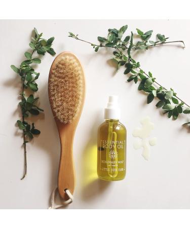 Little Seed Farm Rosemary Mint Essential Body Oil - 4oz | Natural Skincare for All Skin Types - International Shipping Available - Buy Online on GoSupps.com