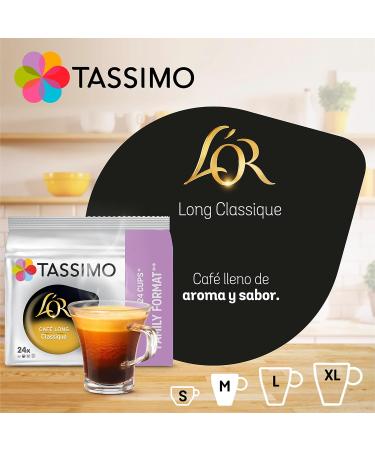 Tassimo Format Familial 120 Dosettes Caf Long Classique L'OR Compatibles avec TASSIMO quilibr et Aromatique 5 packs de 24 dosettes L'OR Long Classique Lot de 120 - Buy Online on GoSupps.com