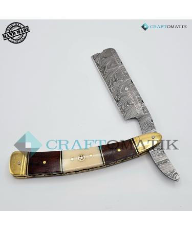 Razor Damascus Steel Men's Gift Set | High-Quality Handmade Barber Razor DBR39 - Perfect for Gifting - Buy Online on GoSupps.com