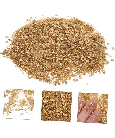 Beaupretty 1 Glass Chip Metallic Chips for Nail Arts Crushed Irregular Glass Socking Stuffers Irregular Glass Sequins Shiny Nail Glitter Resin Gems for Nails Epoxy Charms Scrapbook 3d Vintage 0.5X0.3cm Golden - Buy Online on GoSupps.com