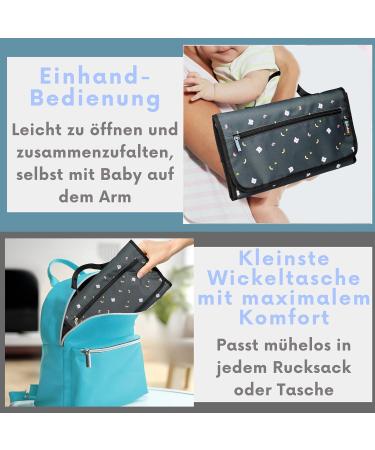 Buy Bubenherz XL Diaper Pocket | Comfort Hygiene Wrap & Non-Slip Wet Cloth | Diaper Bag Organizer for All Sizes - Greybear - Buy Online on GoSupps.com