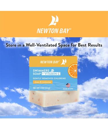 Swimmers Soap + Vitamin C | All-Natural Chlorine Neutralizing Body & Face Wash | Revitalize Sensitive Skin | 4 oz Soap Bar - Buy Online on GoSupps.com
