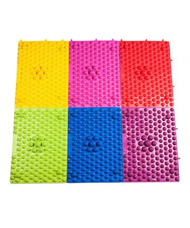 Verdant Touch Blood Circulation Pad Healthy Foot Acupressure Massage Pad Reflexology Toe Mat Large Green Outdoor Play Bathroom Mat