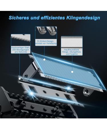 Intimate Razor for Men - Waterproof Body Groomer & Face Trimmer | IPX7 Wet/Dry Type C Rechargeable - Buy Online on GoSupps.com