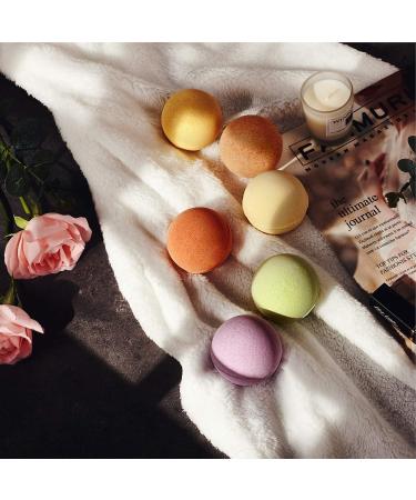 Organic Bath Bombs Gift Set - 12 Fizzy Bubble Bath Bombs with Essential Oils - Vegan Spa Kit for Her, Men, Kids - Birthday Gift Idea - Buy Online on GoSupps.com