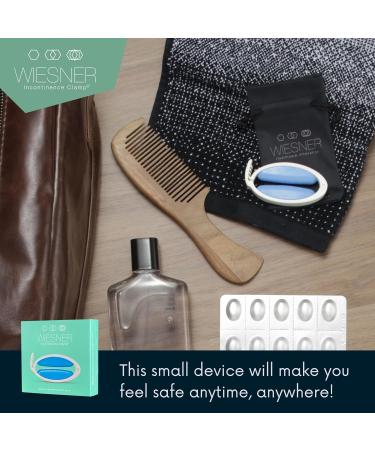 Buy Wiesner Incontinence Clamp Value Pack Kit - Adjustable Sizes Comfort & Confidence Includes Replacement Pads - Best Male Penile Clamp for All-Day Use - Buy Online on GoSupps.com