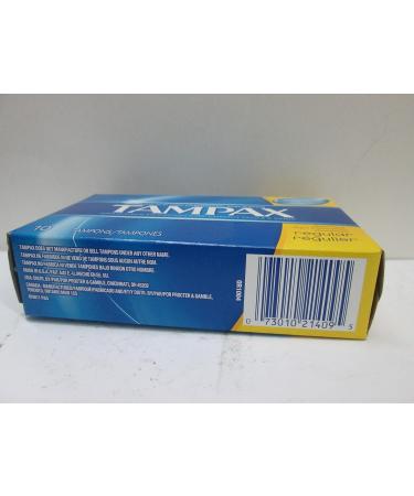 Tampax Regular Tampons - Flushable Cardboard Applicator - 10 ct - Buy Online on GoSupps.com
