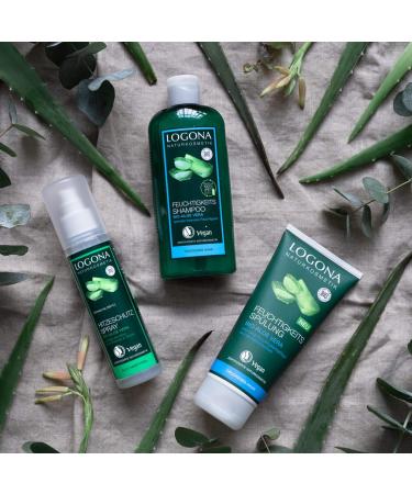 Logona Natural Cosmetics Moisture Rinse Bio-Aloe Vera | Vegan Conditioner for Dry Hair | Intense Moisture & Improved Combability | 200ml - Buy Online on GoSupps.com