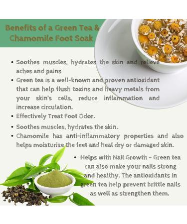 Escenti Cool Feet Soothing Foot Soak with Green Tea & Chamomile and Escenti Softening Foot Lotion 150ml | Foot Softener Set for Dry Skin | Helps Relax Tired Muscles - Buy Online on GoSupps.com