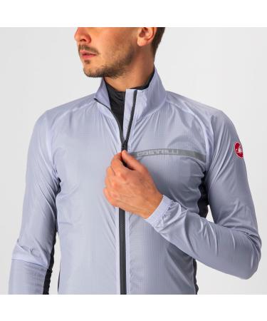 CASTELLI Men's Squadra Stretch Jacket XL - Silver Grey/Dark Grey | Premium Cycling Outerwear for International Shipping - Buy Online on GoSupps.com