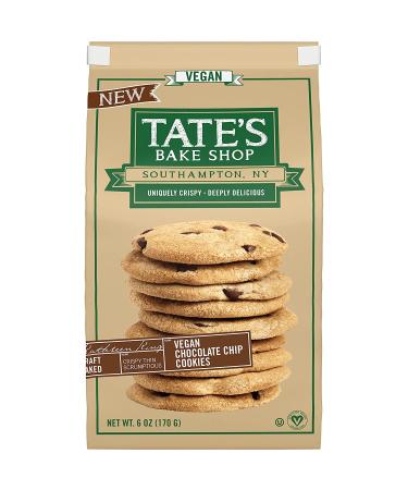 Tate's Bake Shop Vegan Cookie Variety Pack - 6 oz Bags (Vegan Chocolate Chip & Vanilla Maple Cookies) - Buy Online on GoSupps.com