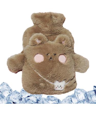 Heated Water Bottle 1000ml | Beaver Hot Water Bottle with Cover | Perfect Gift for Friends & Family | Cozy Hand & Foot Warmer - Buy Online on GoSupps.com