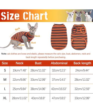 OUOBOB Sphynx Cat Clothes | Breathable Sleeveless Sweater & T-Shirts for Hairless Cats | Summer Apparel for Sphynx Cornish Rex & Devon Rex - Buy Online on GoSupps.com