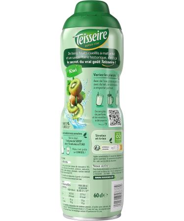 Teisseire Kiwi Syrup for Cocktail Refreshing Drink Recyclable Bottle 3x60cl - Buy Online on GoSupps.com
