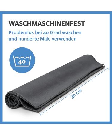 Carbigo 210 GSM Profi Microfiber Cloth - Lint-Free Soft Strip-Free Cleaning for Glasses & Screens - Innovative Polishing Cloth 30x30cm (2x) - International Shipping Available - Buy Online on GoSupps.com