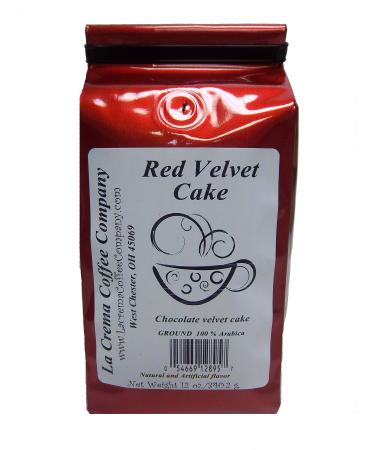La Crema Coffee Company 2 Piece Cake, Red Velvet, 12 Ounce