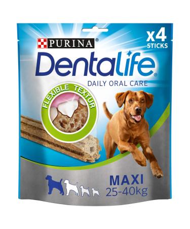 Dentalife Dentalife Purina Dentalife Dog-toothing snacks for small to large dogs reduces tartar formation 5 or 6 pack Large dogs 6 x 142 g 852 g (1 Pack)