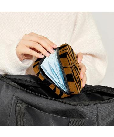 Tiger Sanitary Napkin Storage Bag Feminine Menstrual Cup Pouches Nursing Pad Holder Tampon Bags Portable Period Bag for Women Teen Girls 1Pcs Multi-colored 7 - Buy Online on GoSupps.com
