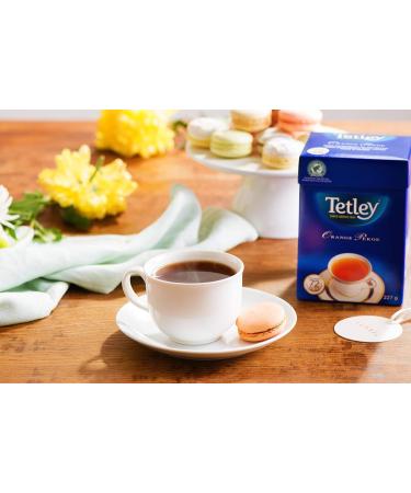 Tetley's Rich Full - Flavoured Decaffeinated 100% Rainforest Alliance and Kosher Certified Orange Pekoe (Black) Tea - 80 teabags per box 160 grams & Decaffeinated Orange Pekoe 48 Count Tea 80 teabags + Tea 48 Count - Buy Online on GoSupps.com