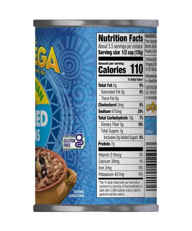 Ortega Vegetarian Refried Beans 16 oz (Pack of 12) - 1 lb cans | Delicious & Healthy Mexican Cuisine - Buy Online on GoSupps.com