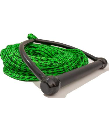 Multi-Purpose 75 Water Ski Rope with Handle - Tangle-Proof & Durable Green - Buy Online on GoSupps.com