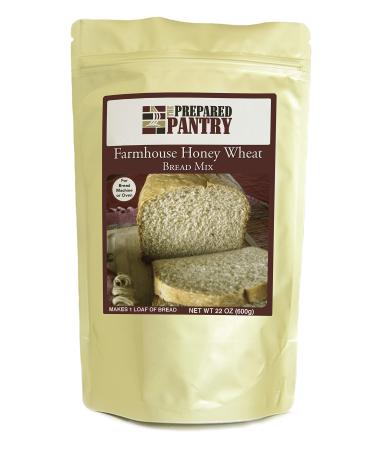 The Prepared Pantry Farmhouse Honey Wheat Bread Mix Single Pack For Bread Machine or Oven