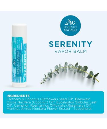 Honestly Margo Aromatherapy Balm Stick (Menthol Eucalyptus Vapor Serenity) Organic Eucalyptus Essential Oil Lip Balm for Women s Self Care Mess-Free Portable Design with Natural Aroma 2.5 Fl Oz (Pack of 2) Menthol Euca  - Buy Online on GoSupps.com