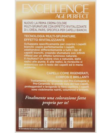 Hair Dye Excellence Age Perfect 6 03 Dark Blonde Caramel Biondo Scuro Dorato - Buy Online on GoSupps.com