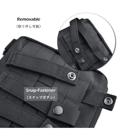 Triwonder Tactical Hip Pockets - Waterproof Multifunctional Belt Bag for Camping & Hiking - Small MOLLE Green Bag - Buy Online on GoSupps.com