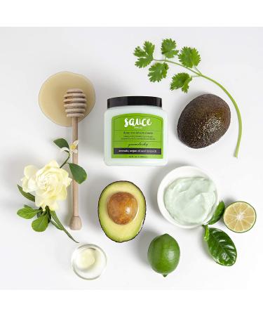Sauce Beauty Guacamole Whip Hair Mask - 12 fl. oz Jar - Buy Online on GoSupps.com