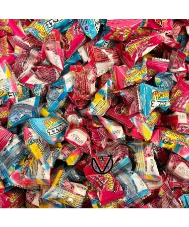Mixed Jawbreaker Zed Candy Strawberry Cherry Tropical Raspberry Flavoured Candy with Gum Sweets - Individually wrapped (250g) - Buy Online on GoSupps.com