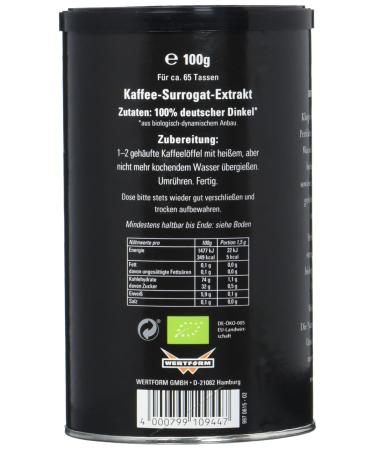 Mount Hagen Demeter Spelt Coffee 100g - Organic & Fair Trade - Buy Internationally - Buy Online on GoSupps.com