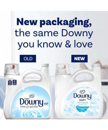 Downy Free & Gentle Fabric Softener - 140 fl oz Hypoallergenic & Unscented 190 Loads - Gentle Care for Sensitive Skin - Buy Online on GoSupps.com