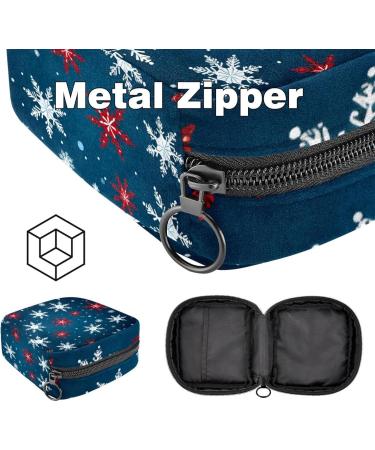 Women s Travel Makeup Organizer - Big Capacity Menstrual Cup & Band Storage - Christmas Chicken Rod Pattern - 1 Count - Buy Online on GoSupps.com