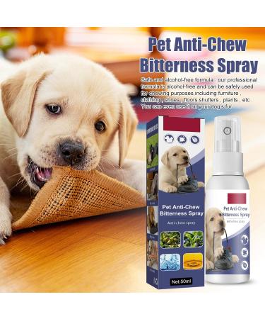 Genonmy Anti Kau Spray for Dogs & Cats - Long-Distance Stop Spray for Effective Chewing Prevention on Furniture Clothing & Shoes - 50ml - Buy Online on GoSupps.com