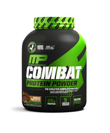 MusclePharm Combat Protein Powder Chocolate Peanut Butter 4 lbs (1814 g)