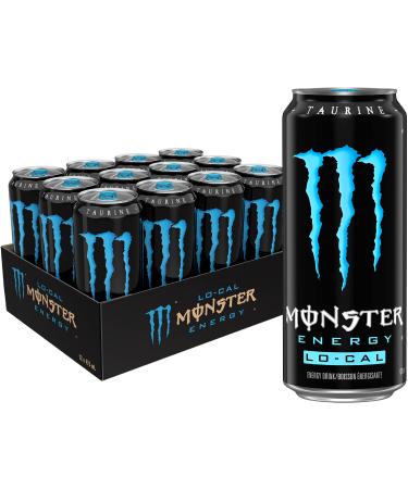 Monster Energy Lo-Cal 473mL Cans Pack of 12