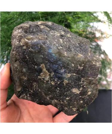 Natural Crystal Rough Natural and Beautiful Labrador Crystal Raw Stone Rough Aura 1pc 650-750g Stone Collection - Buy Online on GoSupps.com