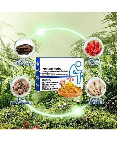 Diameleo Heca Herbal Hemorrhoid Capsules - Natural Relief & Rapid Treatment (8pcs) - Buy Online on GoSupps.com